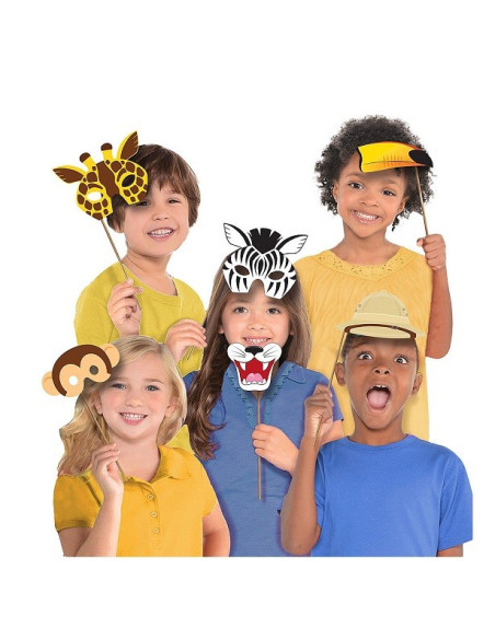 Accessoires selfie la jungle anniversaire Accessoires selfie la jungle anniversaire