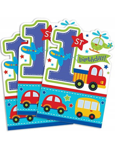 Invitations premier anniversaire garçon