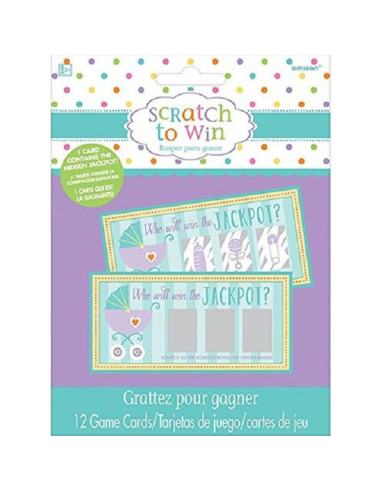 jeu à gratter pour baby shower
