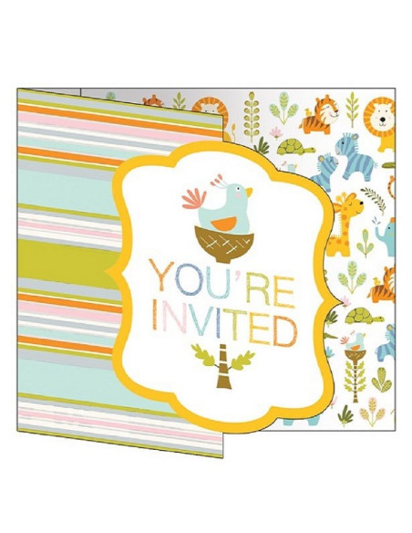 Einladungen "Dschungeltiere" - Bellefete.ch - Schweiz - Partydekoration Dschungeltiere