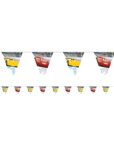 Geburtstagsgirlande cars - Bellefete.ch - Schweiz - Partydekoration Cars