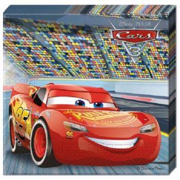 Tovaglioli compleanno mcqueen - Bellefete.ch - Svizzera - Decorazioni per feste Cars 2
