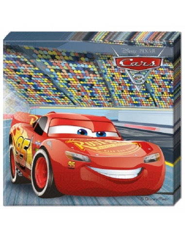 Serviettes anniversaire cars