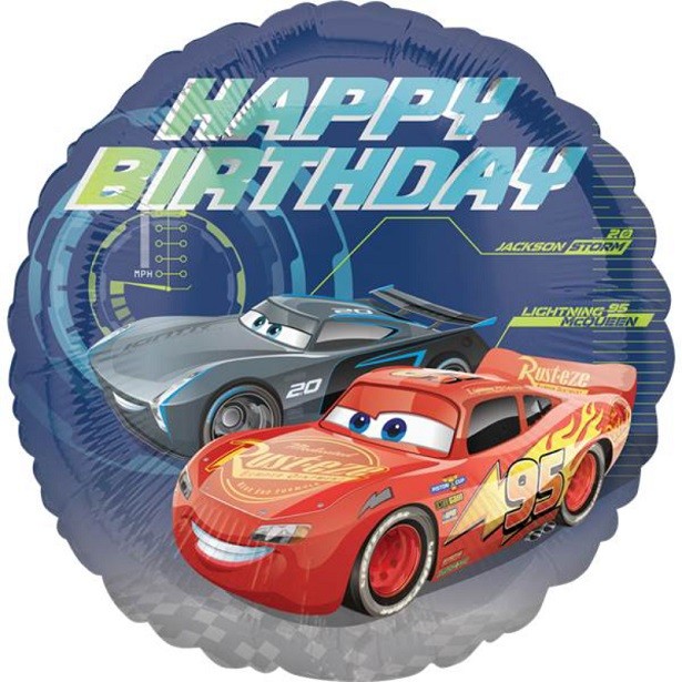 Cars McQueen Geburtstagsfolienballon