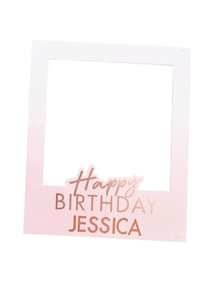 Cadre Photo Rose Gold Anniversaire