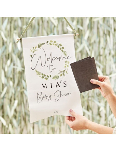 Anpassbares Babyparty-Willkommensschild