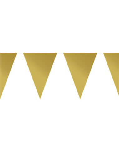 GIRLANDE AUS GOLDENEN KUNSTSTOFFWIMPERN