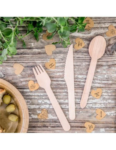 Couverts en bois naturel en Suisse