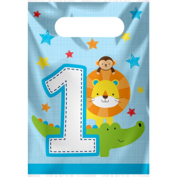 Sacchetti regalo - 1° compleanno Ragazzo & Safari - Articoli per feste - Svizzera