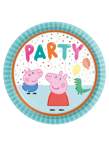 Assiettes Peppa Pig Anniversaire