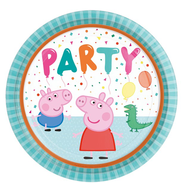 Piatti di compleanno di Peppa Pig in Svizzera