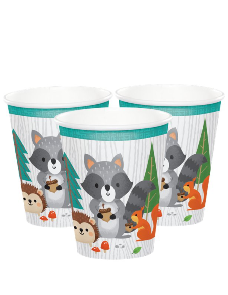 Coppe per il 1° compleanno con animali del bosco in Svizzera