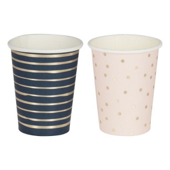 Partygläser Baby Shower Blau und Rosa - Deco Baby Shower - Bellefete.ch 2