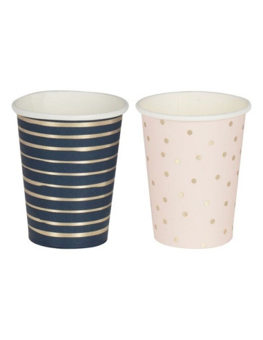 GOBELETS BABY SHOWER BLEU ET ROSE PAS CHER