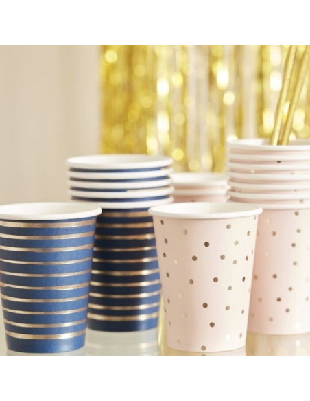 Partygläser Baby Shower Blau und Rosa - Deco Baby Shower - Bellefete.ch