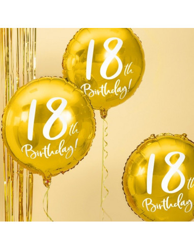 Palloncino foil oro 18 anni in Svizzera