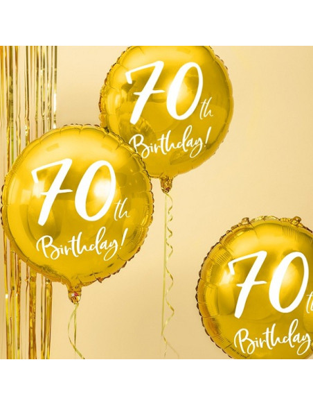 Aluminium Party Ballon 70 Jahre in Gold - Partyartikel 70 Jahre - Bellefete.ch Aluminium Party Ballon 70 Jahre in Gold - Partyartikel 70 Jahre - Bellefete.ch