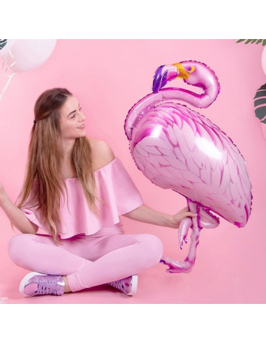 PALLONE CON FENICOTTERO GIGANTE IN SVIZZERA