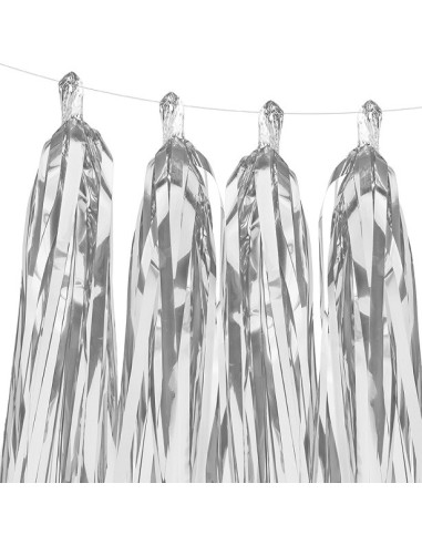 GUIRLANDE FRANGES ARGENTEE EN SUISSE
