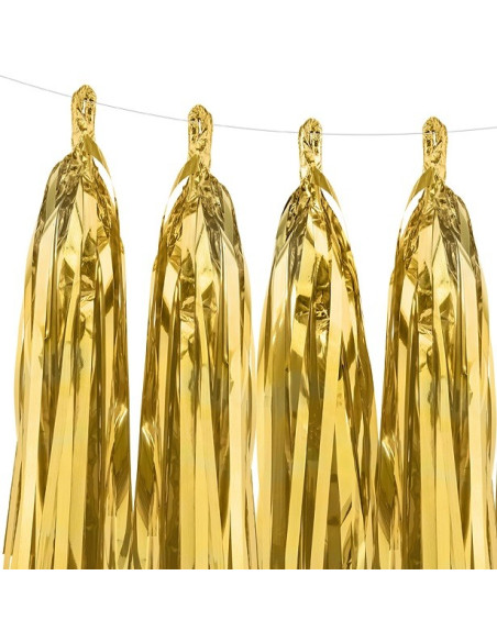 GOLDENE FRANSENGARLANDE IN DER SCHWEIZ