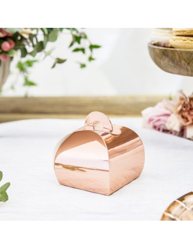 BOITES EN PAPIER ROSE GOLD EN SUISSE