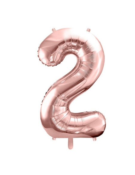 NUMMER 2 ROSEGOLD-BALLON IN DER SCHWEIZ