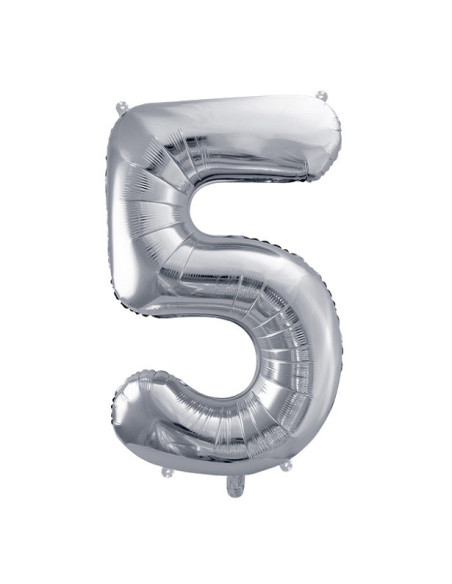 PALLONCINO ARGENTO NUMERO 5
