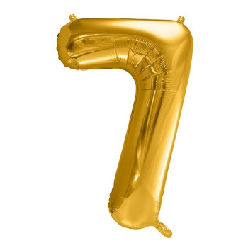 Palloncino in alluminio numero "7" Oro - Decorazione di festa - Bellefete.ch 2