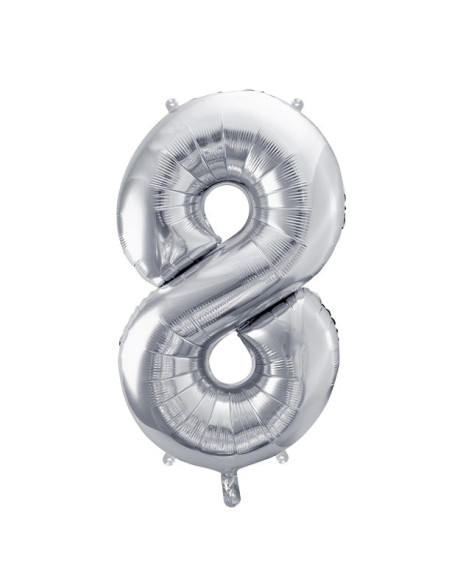 PALLONE IN ALLUMINIO NUMERO 8 IN SVIZZERA