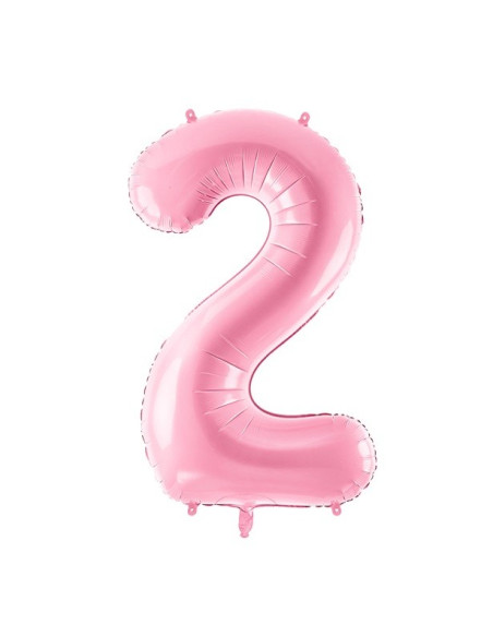 PALLONCINO NUMERO 2 ROSA CHIARO IN SVIZZERA