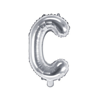 BALLON LETTRE C ARGENTE EN SUISSE 2