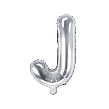 BALLON LETTRE J ARGENTE EN SUISSE 2