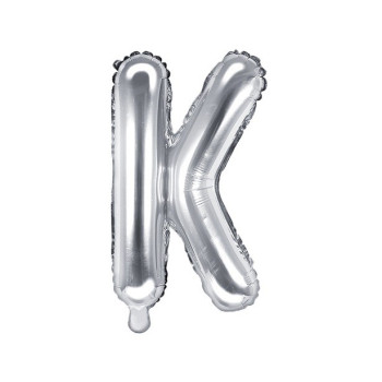 GÜNSTIGER SILBERNER BUCHSTABEN-K-BALLON 2