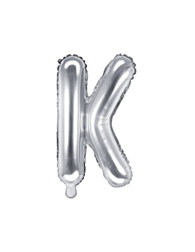 PALLONCINO IN ARGENTO CON LETTERA K IN SVIZZERA