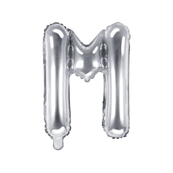 BALLON ARGENTE LETTRE M EN SUISSE 2