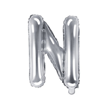 BALLON LETTRE N EN ARGENT SUISSE 2