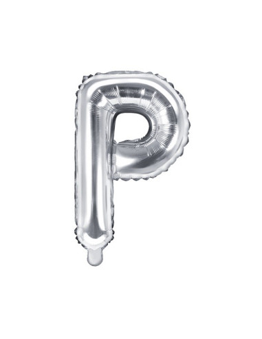 PALLONCINO IN ARGENTO CON LETTERA P IN SVIZZERA