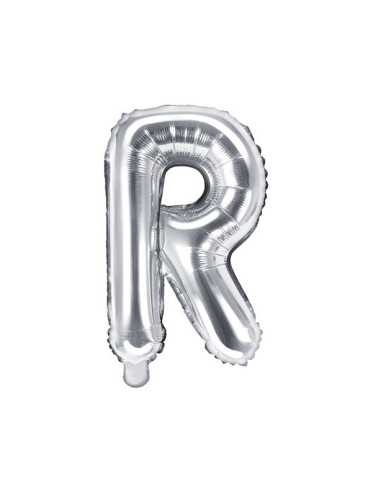 BALLON LETTRE R ARGENTE EN SUISSE