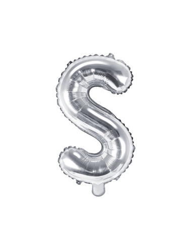 BALLON LETTRE S ARGENT EN SUISSE