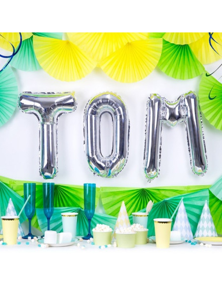 PALLONCINI CON LETTERE IN ARGENTO SVIZZERA