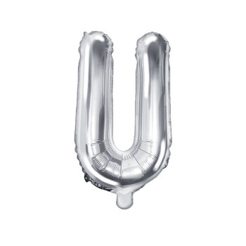 LETTERA U DEL PALLONCINO IN ARGENTO IN SVIZZERA 2