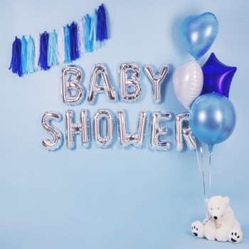 BALLON LETTRE Y EN ARGENT PAS CHER 2