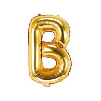 BALLONS LETTRE B DOREE EN SUISSE 2