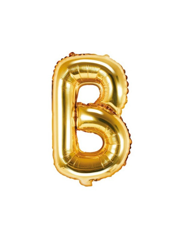 PALLONCINO ORO ECONOMICO CON LETTERA B