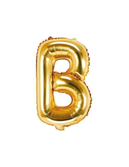 PALLONCINO ORO ECONOMICO CON LETTERA B