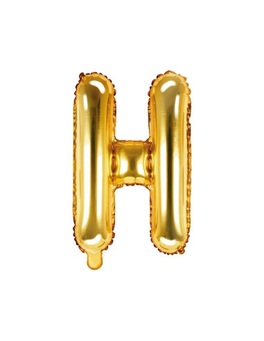 GOLDENER BALLON BUCHSTABE H IN DER SCHWEIZ