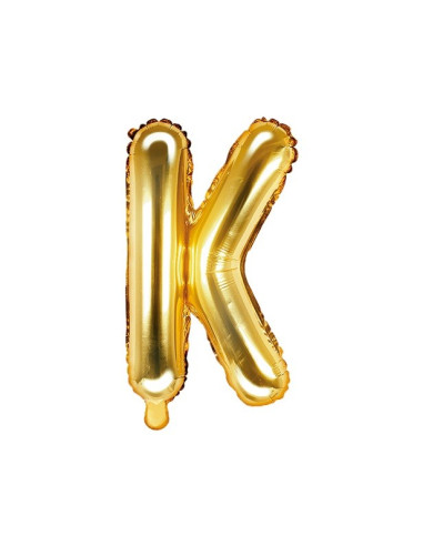 BALLON LETTRE K EN OR PAS CHER
