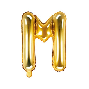 GÜNSTIGER GOLD-BUCHSTABEN-M-BALLON 2