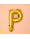 Folienballon-Buchstabe P in Gold