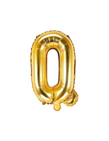 PALLONCINO IN FOIL LETTERA Q IN ORO